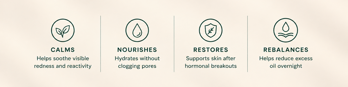 Night Repair Elixir calms, nourishes, restores and rebalances